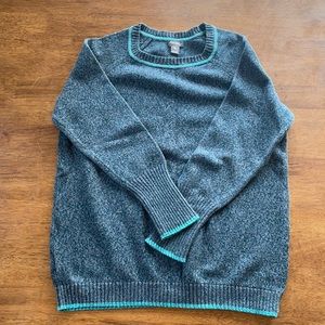 Blue Eddie Bauer Scoop Neck Sweater